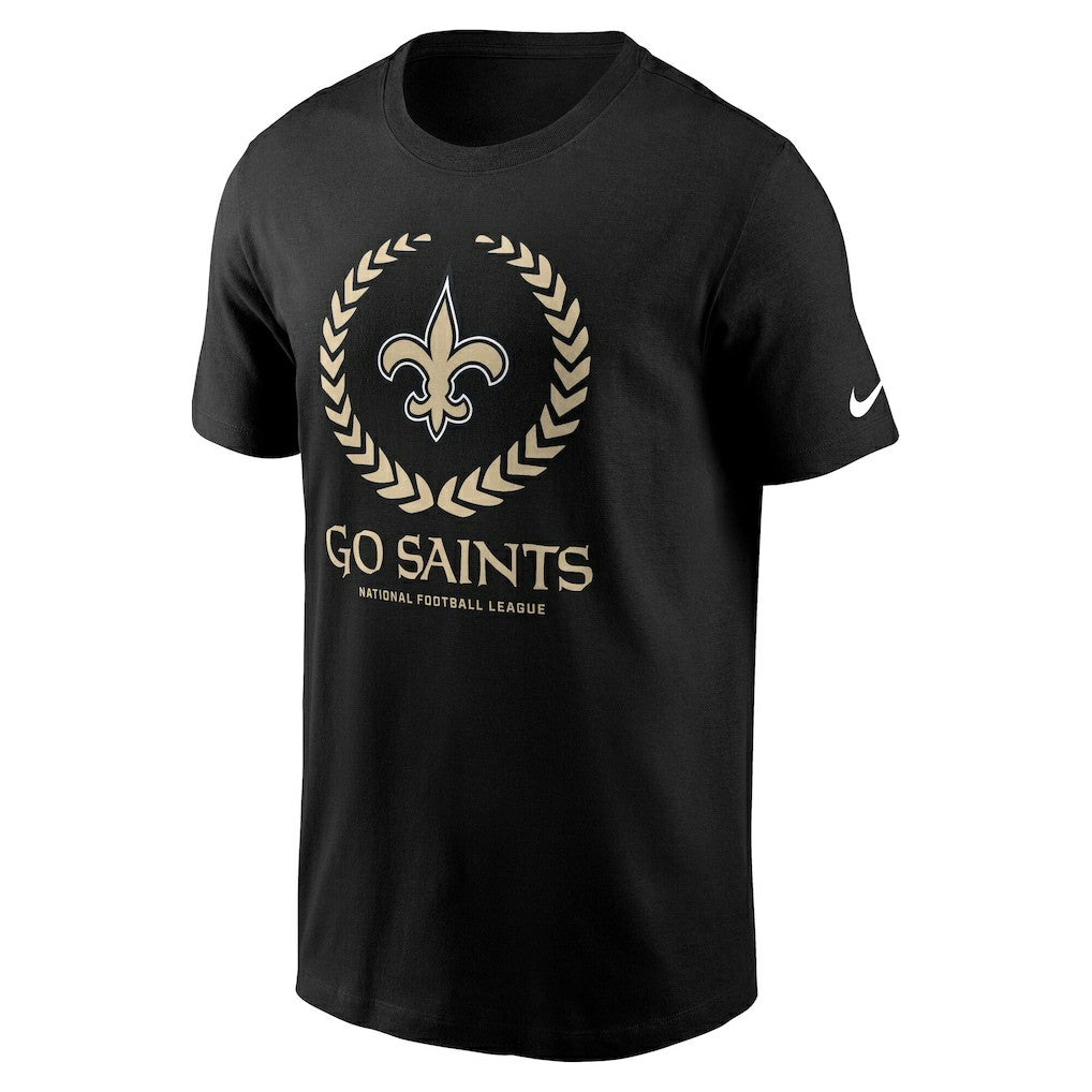 New Orleans Saints Primetime Local Essential T-Shirt - Black T-shirts