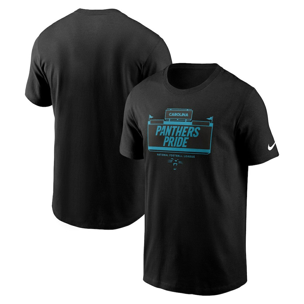 Carolina Panthers Primetime Local Essential T-Shirt - Black T-shirts