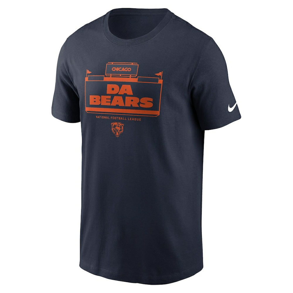 Chicago Bears Primetime Local Essential T-Shirt - Navy T-shirts