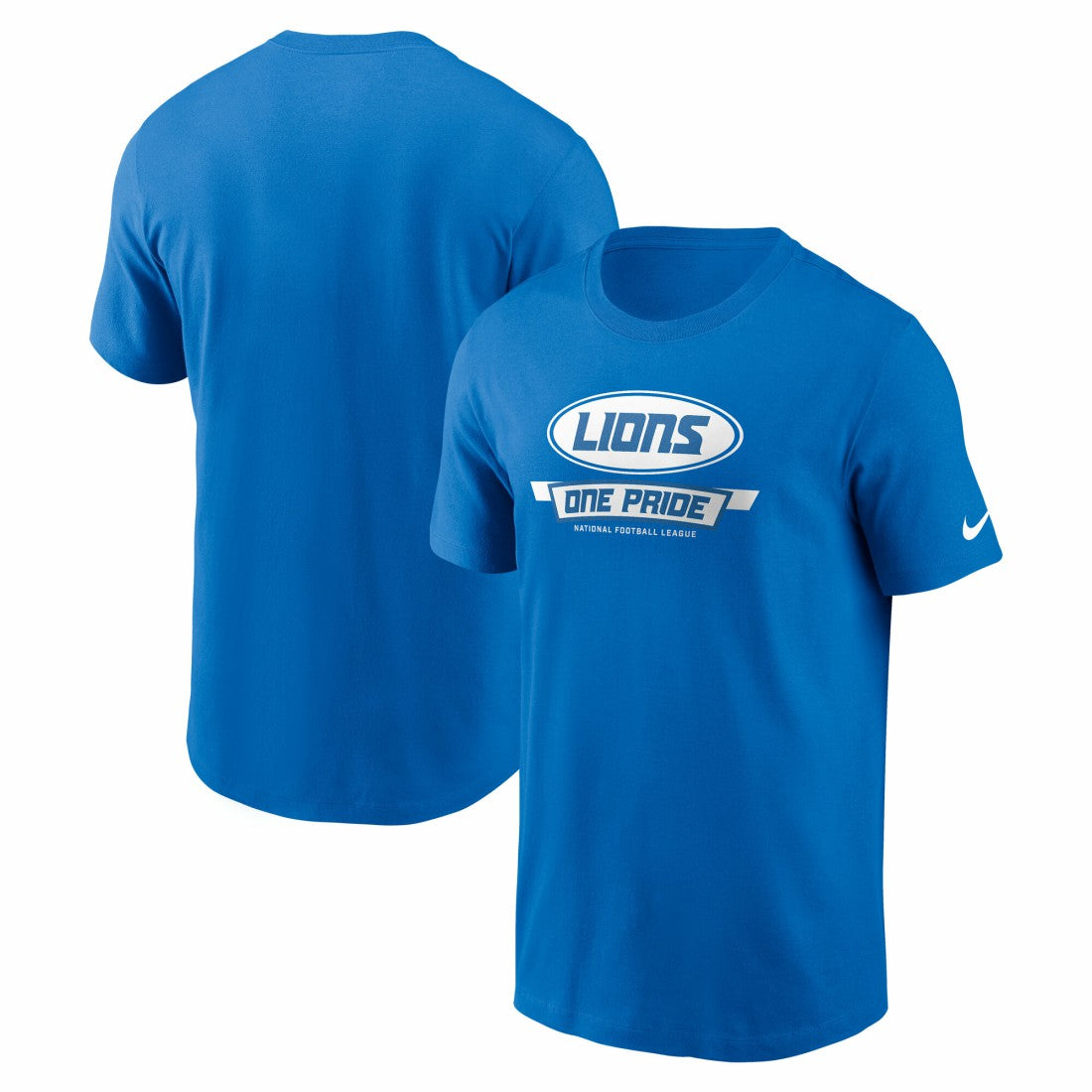 Detroit Lions Primetime Local Essential T-Shirt - Blue T-shirts
