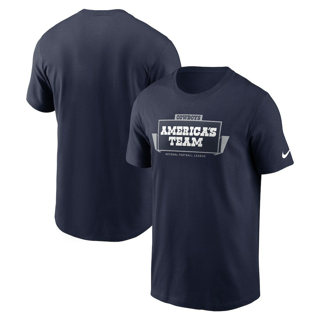 Dallas Cowboys Primetime Local Essential T-Shirt - Navy T-shirts