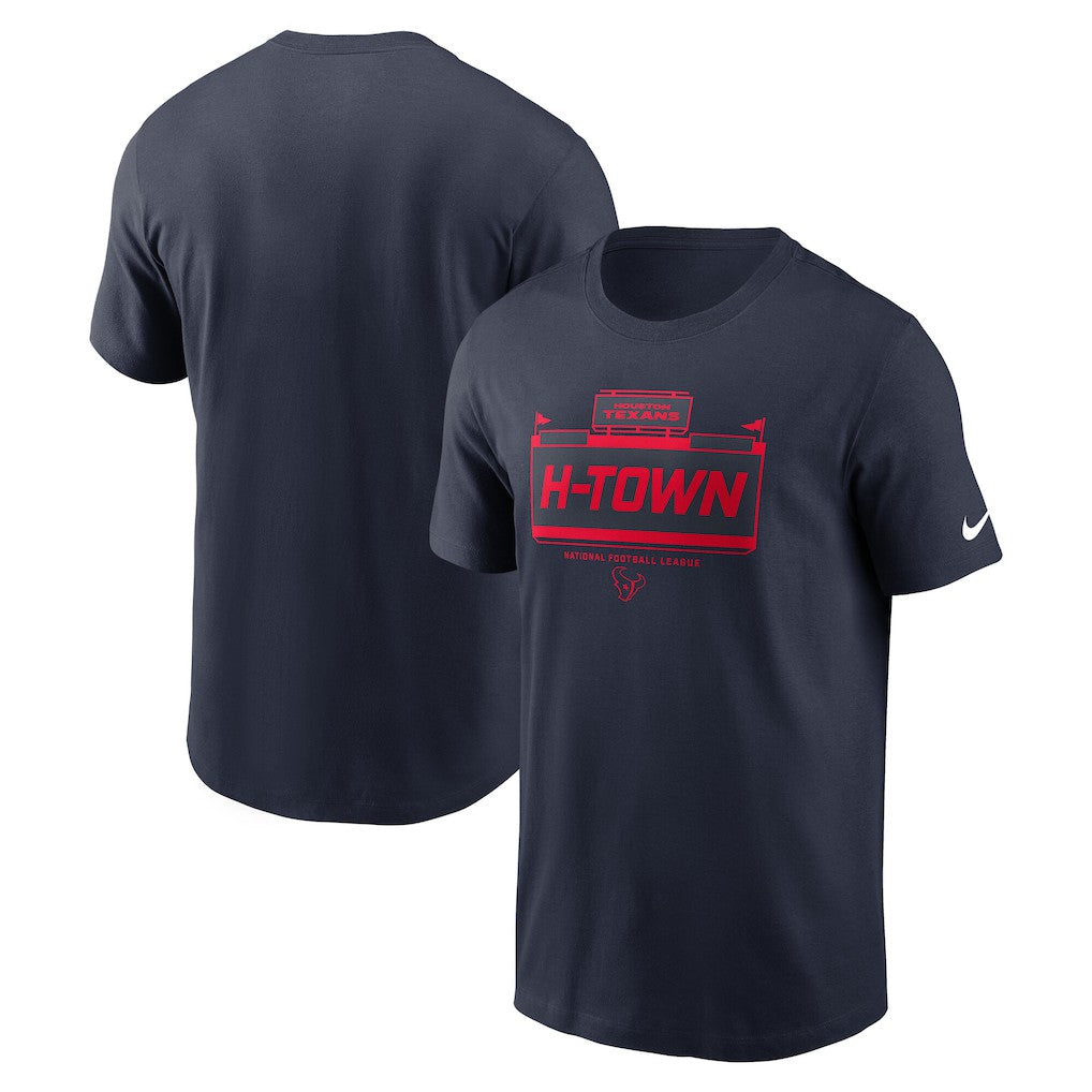 Houston Texans Primetime Local Essential T-Shirt - Navy T-shirts