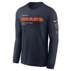 Chicago Bears Play to Win Essential Long Sleeve T-Shirt - Navy T-shirts