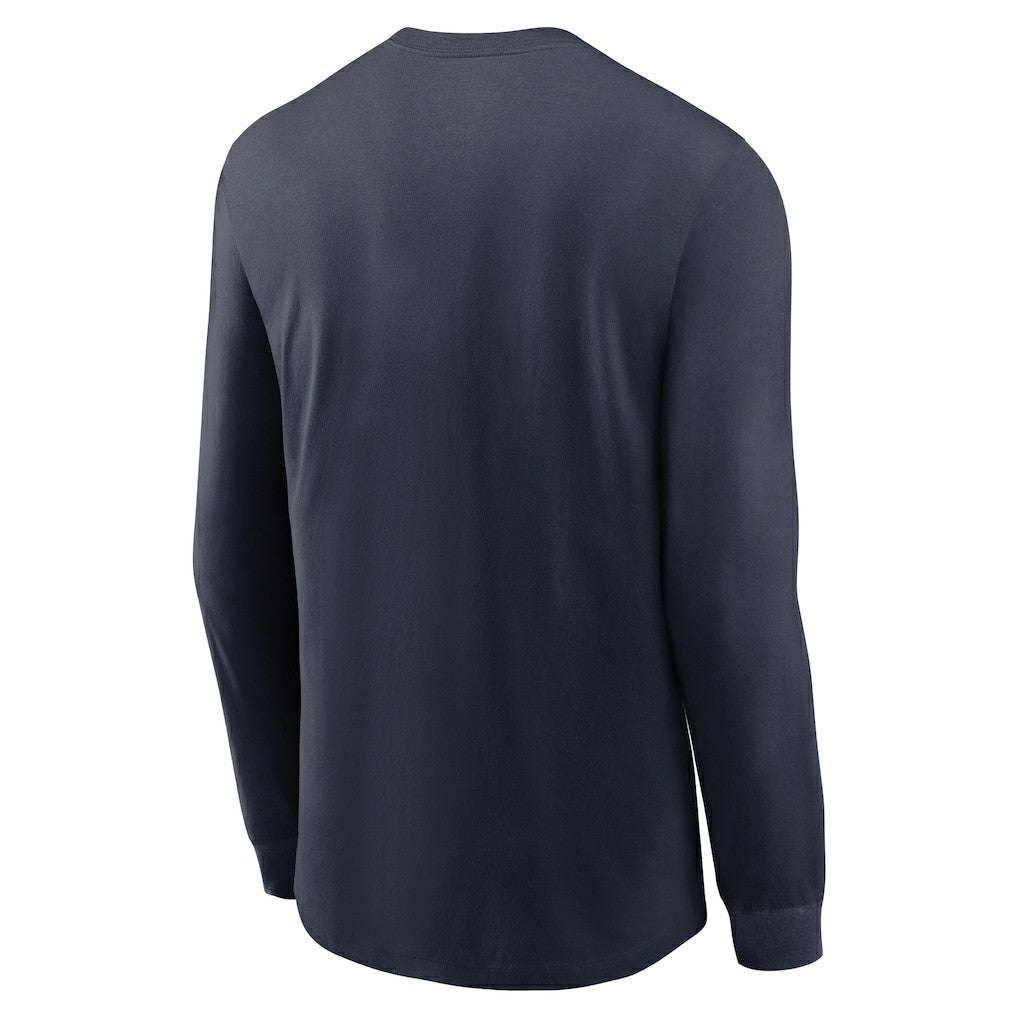 Chicago Bears Play to Win Essential Long Sleeve T-Shirt - Navy T-shirts