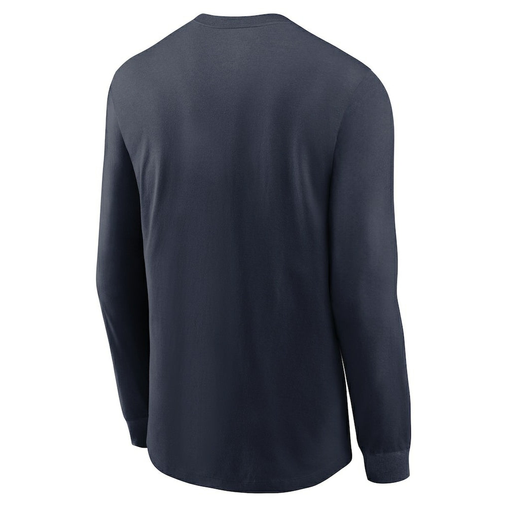 Chicago Bears Play to Win Essential Long Sleeve T-Shirt - Navy T-shirts