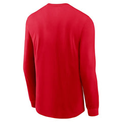 Kansas City Chiefs Play to Win Essential Long Sleeve T-Shirt - Red T-shirts