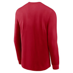 San Francisco 49ers Play to Win Essential Long Sleeve T-Shirt - Scarlet T-shirts