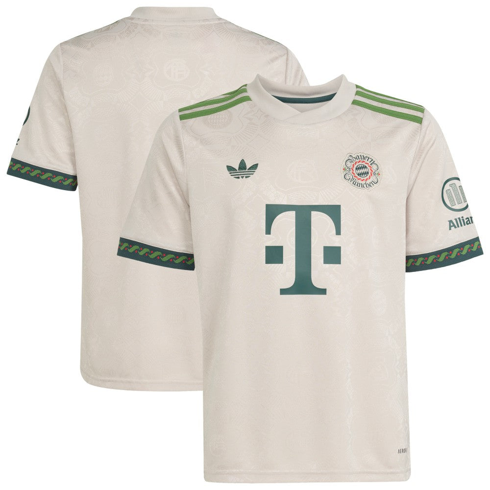 Bayern Munich Youth 2025/26 Fourth Replica Jersey Tan - Adidas discount