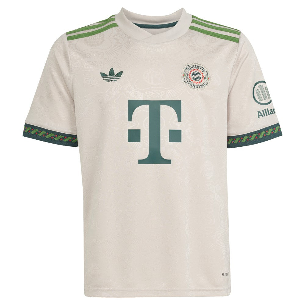 Bayern Munich Youth 2025/26 Fourth Replica Jersey Tan - Adidas discount