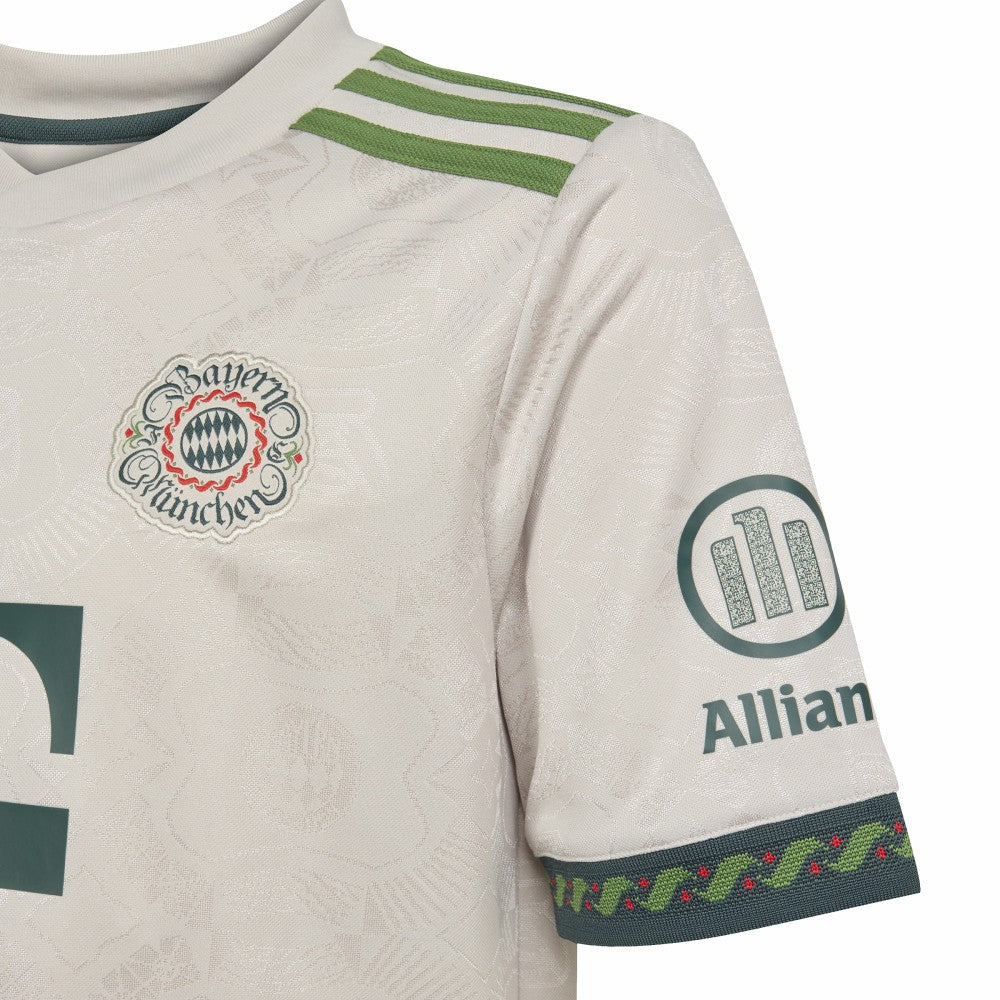 Bayern Munich Youth 2025/26 Fourth Replica Jersey Tan - Adidas discount
