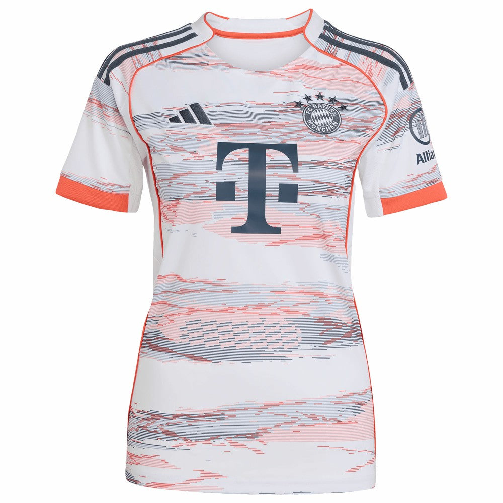 Bayern Munich Women's 2025/26 Away Replica Jersey White - Adidas