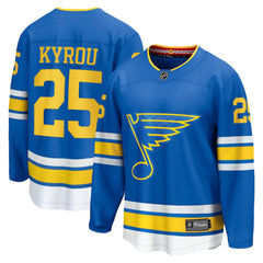 Jordan Kyrou St. Louis Blues Fanatics Home Breakaway Player Jersey - Blue | US 202461853