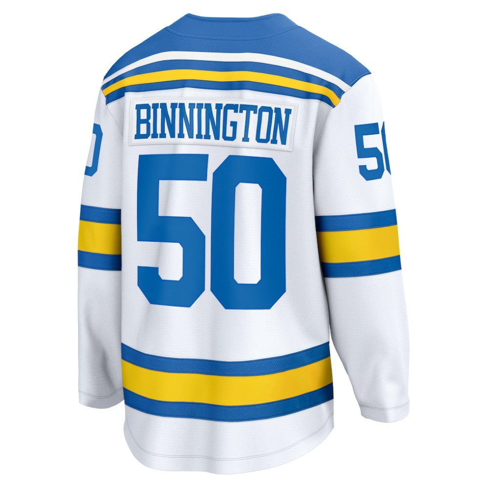 Jordan Binnington St. Louis Blues Fanatics Away Breakaway Player Jersey - White | US 202461856
