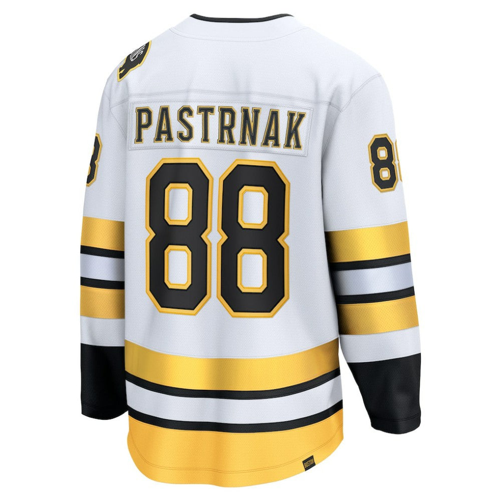 David Pastrnak Boston Bruins Fanatics Away Breakaway Player Jersey - White | US 202461864