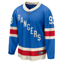 Mika Zibanejad New York Rangers Fanatics Centennial Breakaway Jersey - Blue | US 202461901
