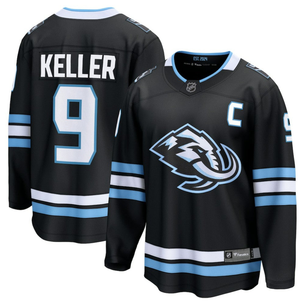Clayton Keller Utah Mammoth Fanatics Home Breakaway Player Jersey - Black | US 202461931