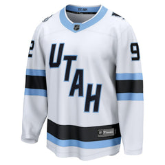 Logan Cooley Utah Mammoth Fanatics Away Breakaway Player Jersey - White | US 202461933