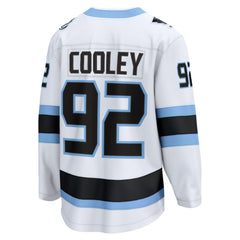 Logan Cooley Utah Mammoth Fanatics Away Breakaway Player Jersey - White | US 202461933