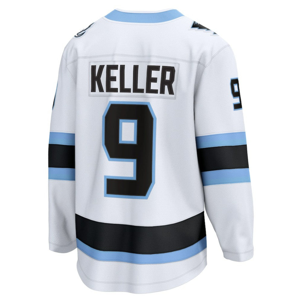 Clayton Keller Utah Mammoth Fanatics Away Breakaway Player Jersey - White | US 202461935