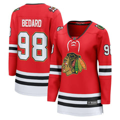 Connor Bedard Chicago Blackhawks Fanatics Women's Centennial Breakaway Player Jersey - Red | US 202462116