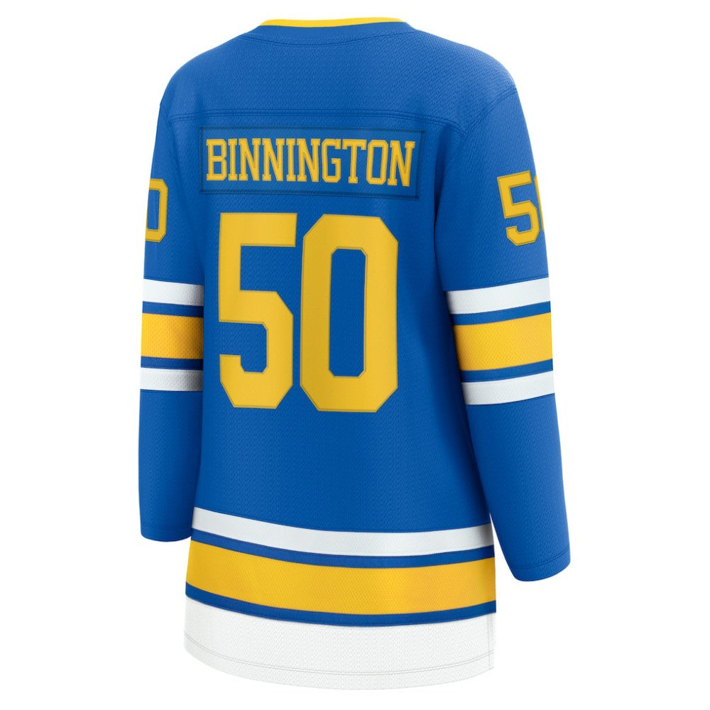 Jordan Binnington St. Louis Blues Fanatics Women's Home Breakaway Player Jersey - Blue | US 202462118