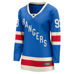 Mika Zibanejad New York Rangers Fanatics Women's Centennial Breakaway Jersey - Blue | US 202462168
