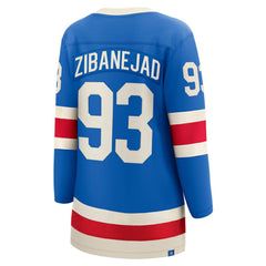 Mika Zibanejad New York Rangers Fanatics Women's Centennial Breakaway Jersey - Blue | US 202462168