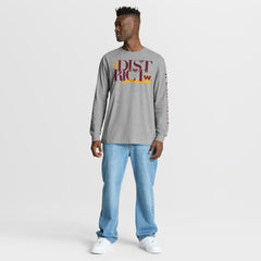 Washington Commanders Hometown Sweep Legacy Long Sleeve T-Shirt - Heather Gray T-shirts