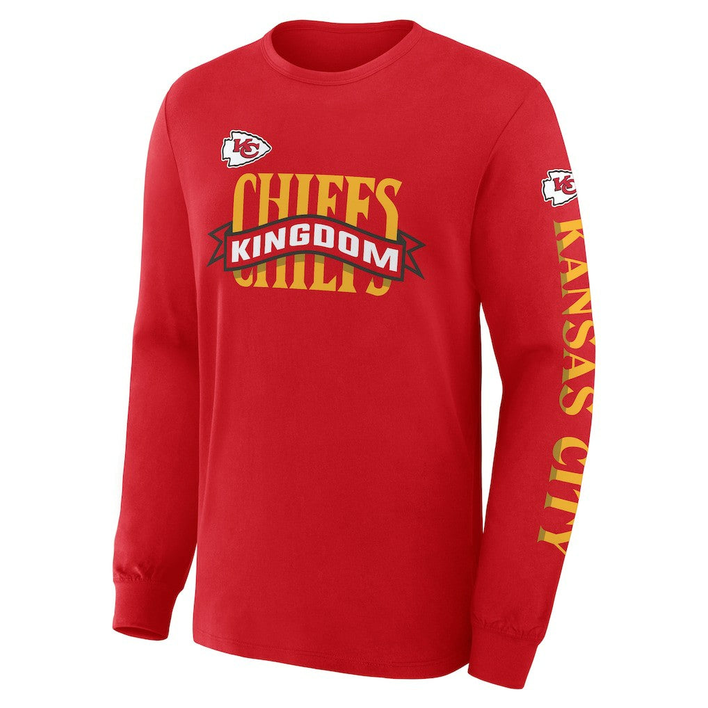 Kansas City Chiefs Hometown Sweep Legacy Long Sleeve T-Shirt - Red T-shirts