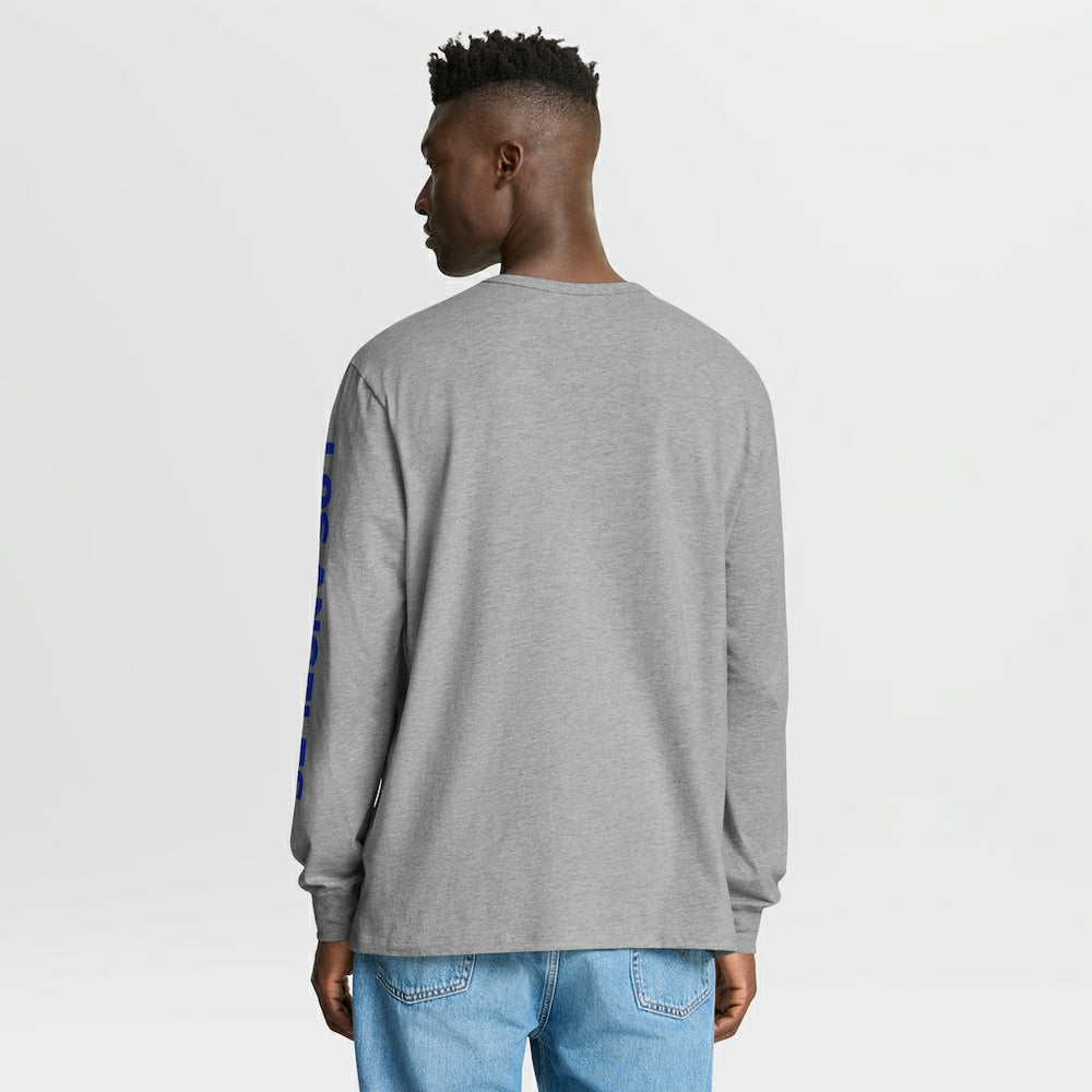 Los Angeles Rams Hometown Sweep Legacy Long Sleeve T-Shirt - Heather Gray T-shirts