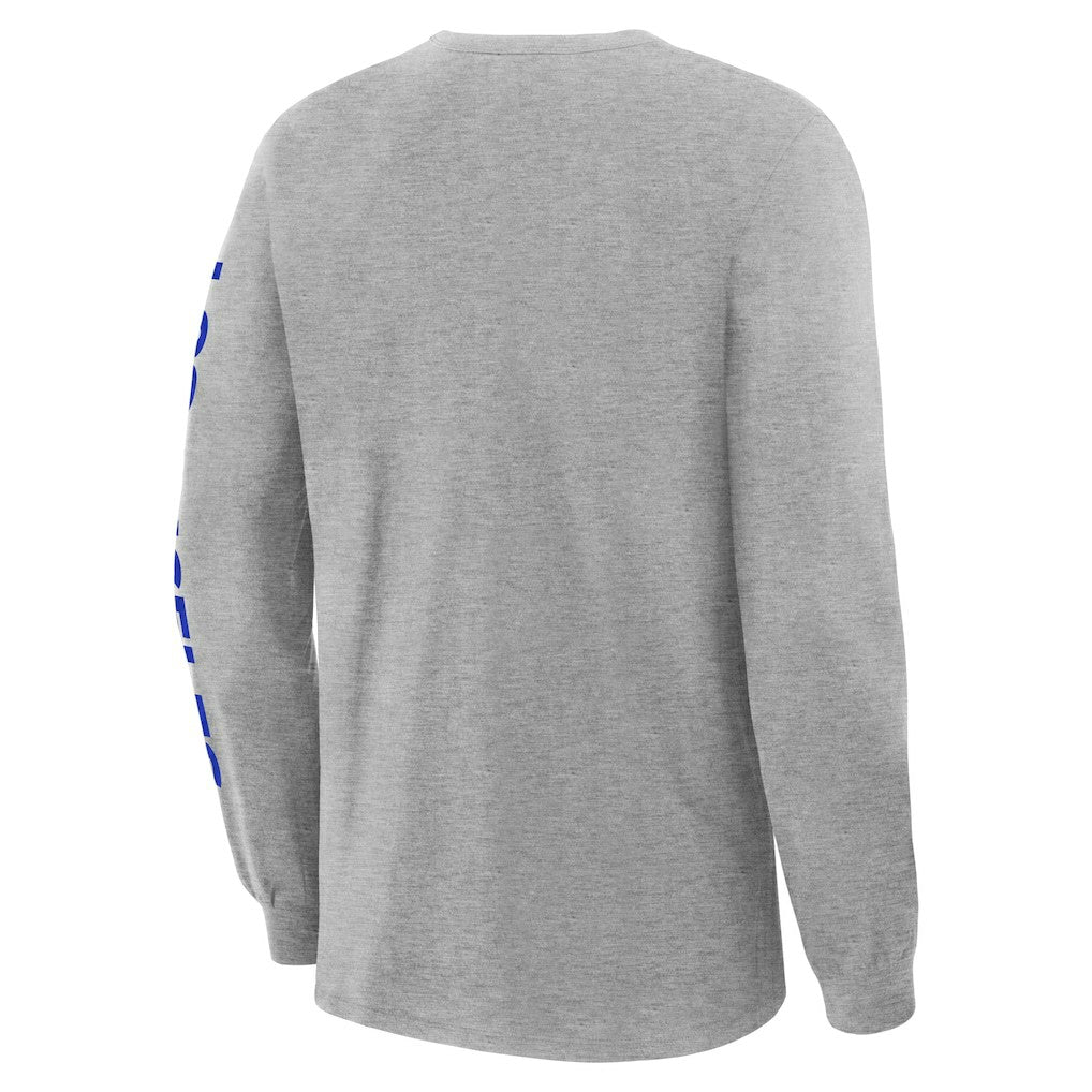 Los Angeles Rams Hometown Sweep Legacy Long Sleeve T-Shirt - Heather Gray T-shirts