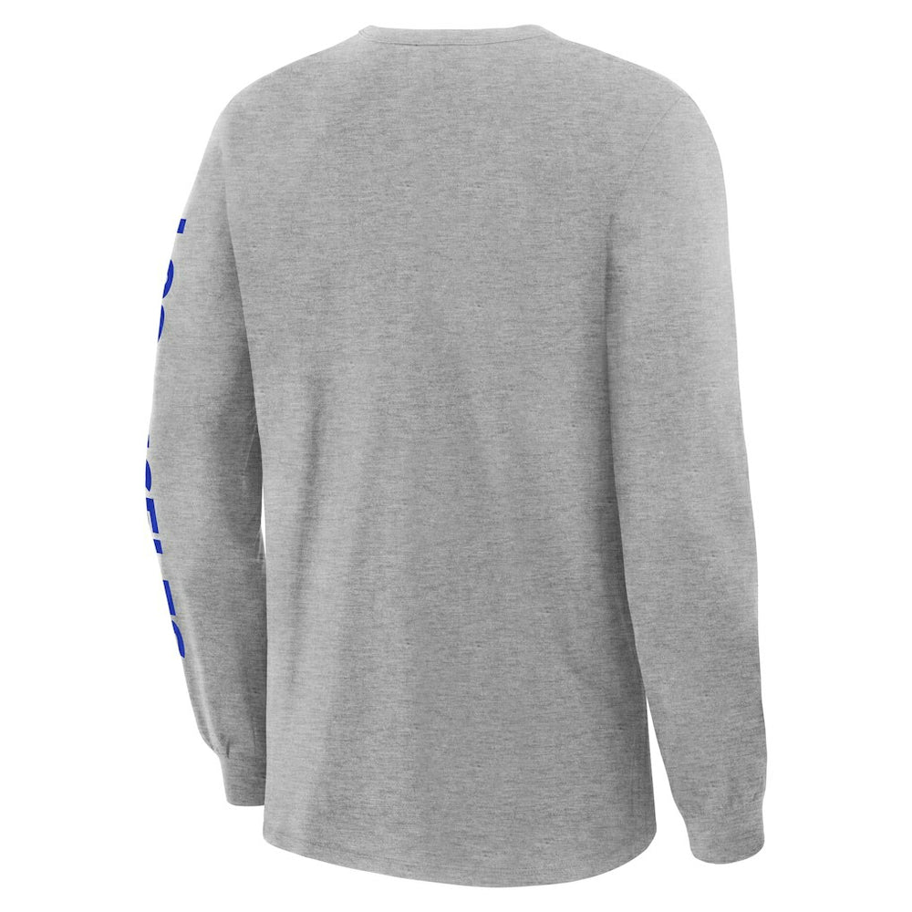 Los Angeles Rams Hometown Sweep Legacy Long Sleeve T-Shirt - Heather Gray T-shirts