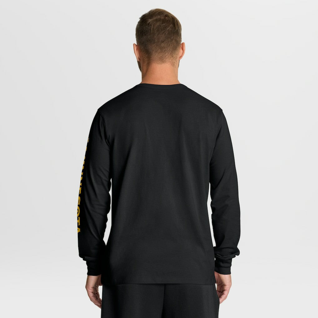Minnesota Vikings Hometown Sweep Legacy Long Sleeve T-Shirt - Black T-shirts