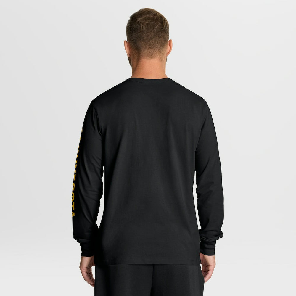 Minnesota Vikings Hometown Sweep Legacy Long Sleeve T-Shirt - Black T-shirts