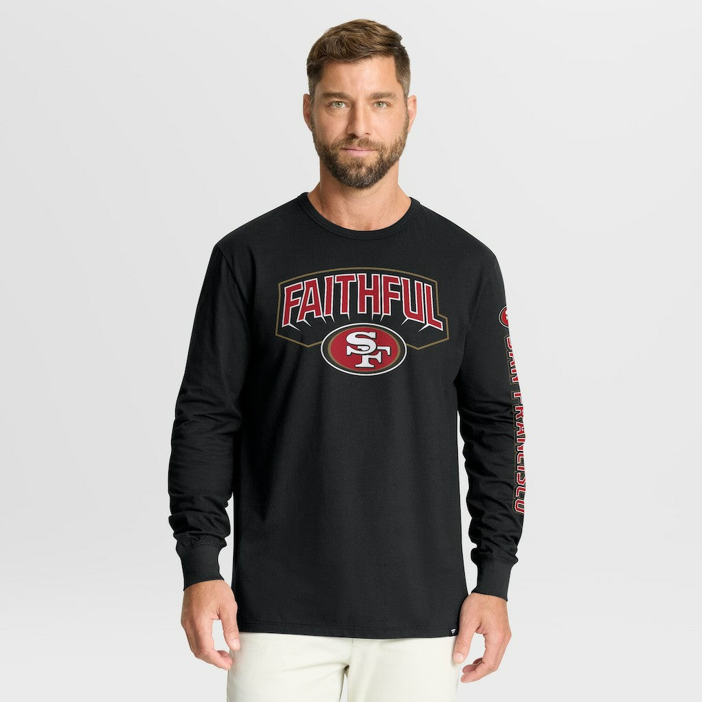San Francisco 49ers Hometown Sweep Legacy Long Sleeve T-Shirt - Black T-shirts