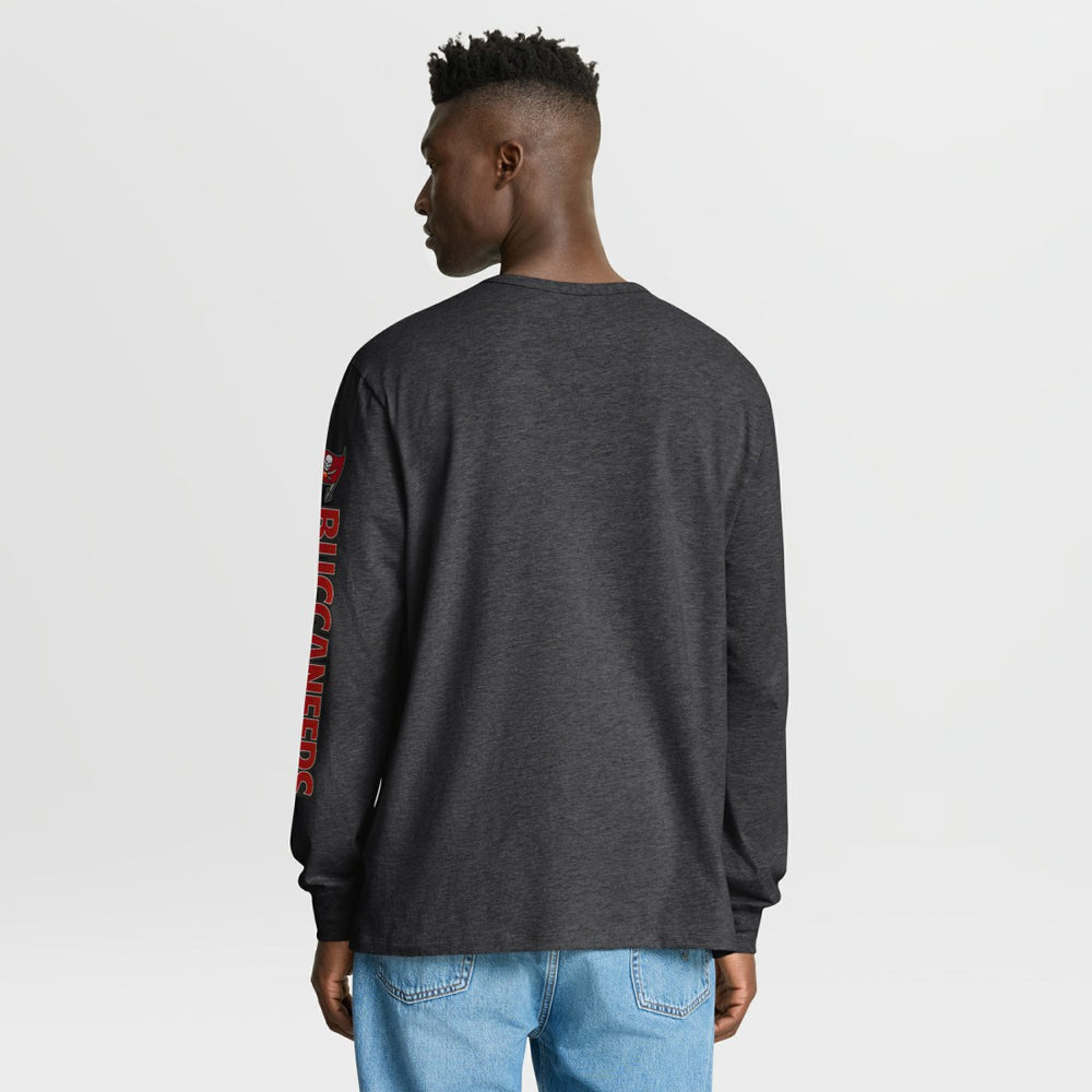 Tampa Bay Buccaneers Hometown Sweep Legacy Long Sleeve T-Shirt - Heather Charcoal T-shirts
