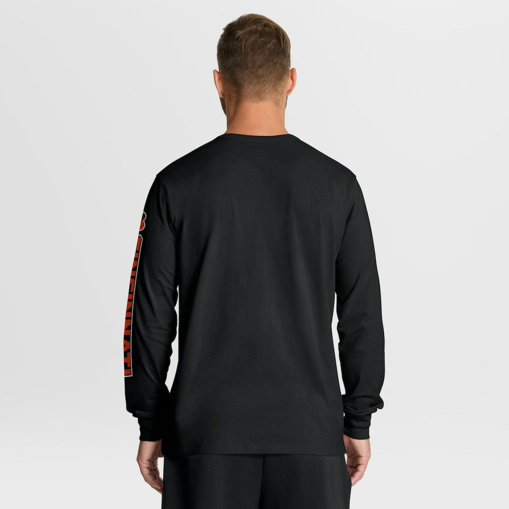 Cincinnati Bengals Hometown Sweep Legacy Long Sleeve T-Shirt - Black T-shirts