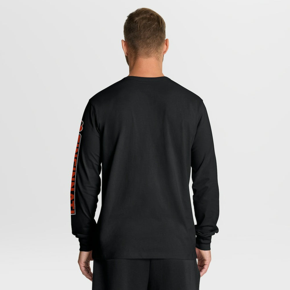 Cincinnati Bengals Hometown Sweep Legacy Long Sleeve T-Shirt - Black T-shirts