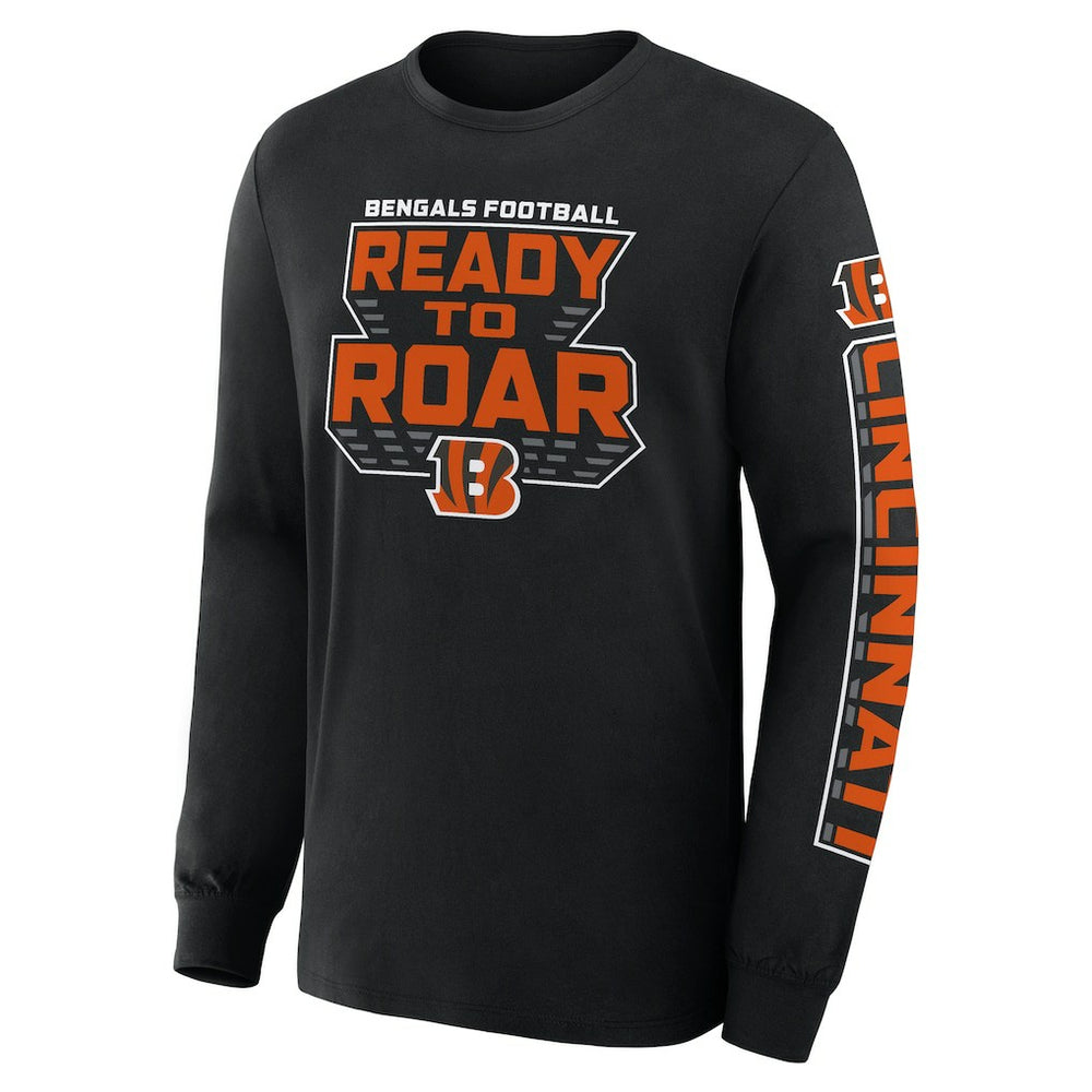 Cincinnati Bengals Hometown Sweep Legacy Long Sleeve T-Shirt - Black T-shirts
