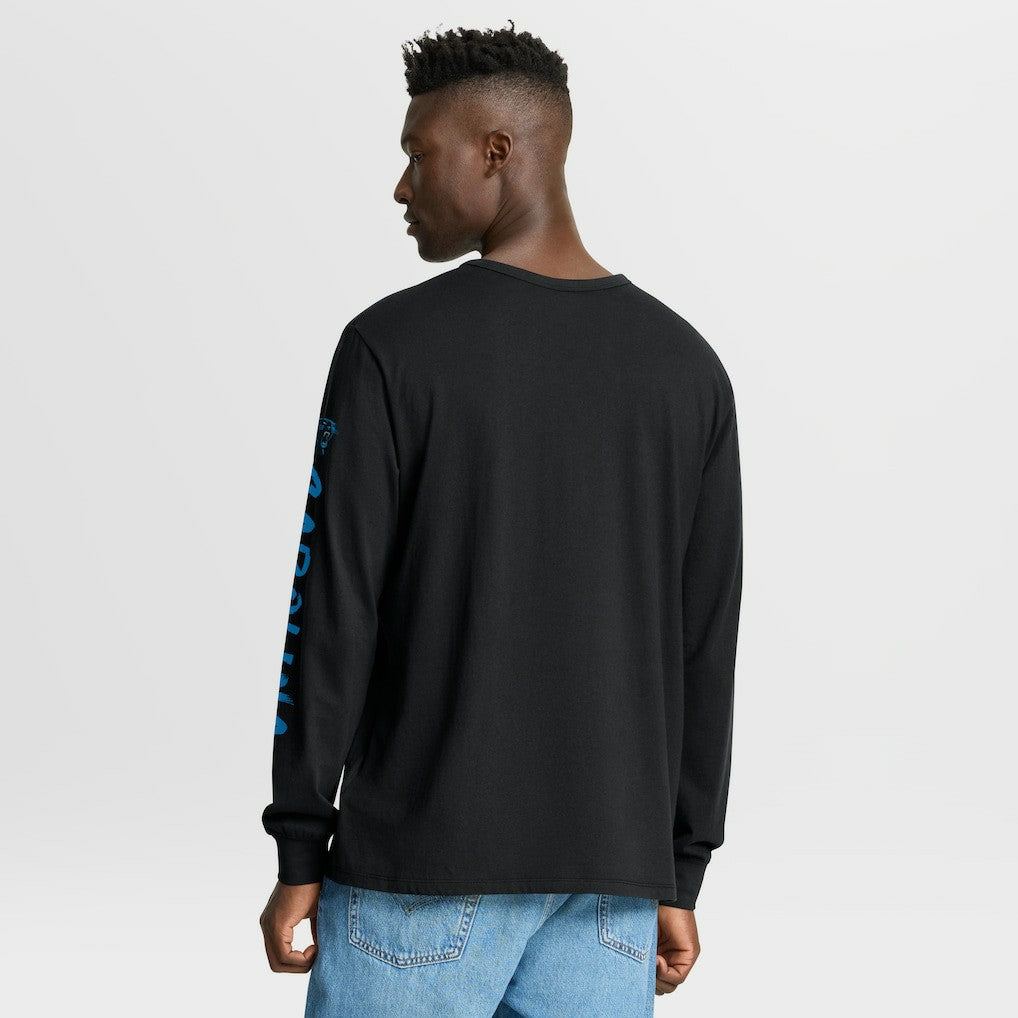 Carolina Panthers Hometown Sweep Legacy Long Sleeve T-Shirt - Black T-shirts