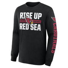 Arizona Cardinals Hometown Sweep Legacy Long Sleeve T-Shirt - Black T-shirts