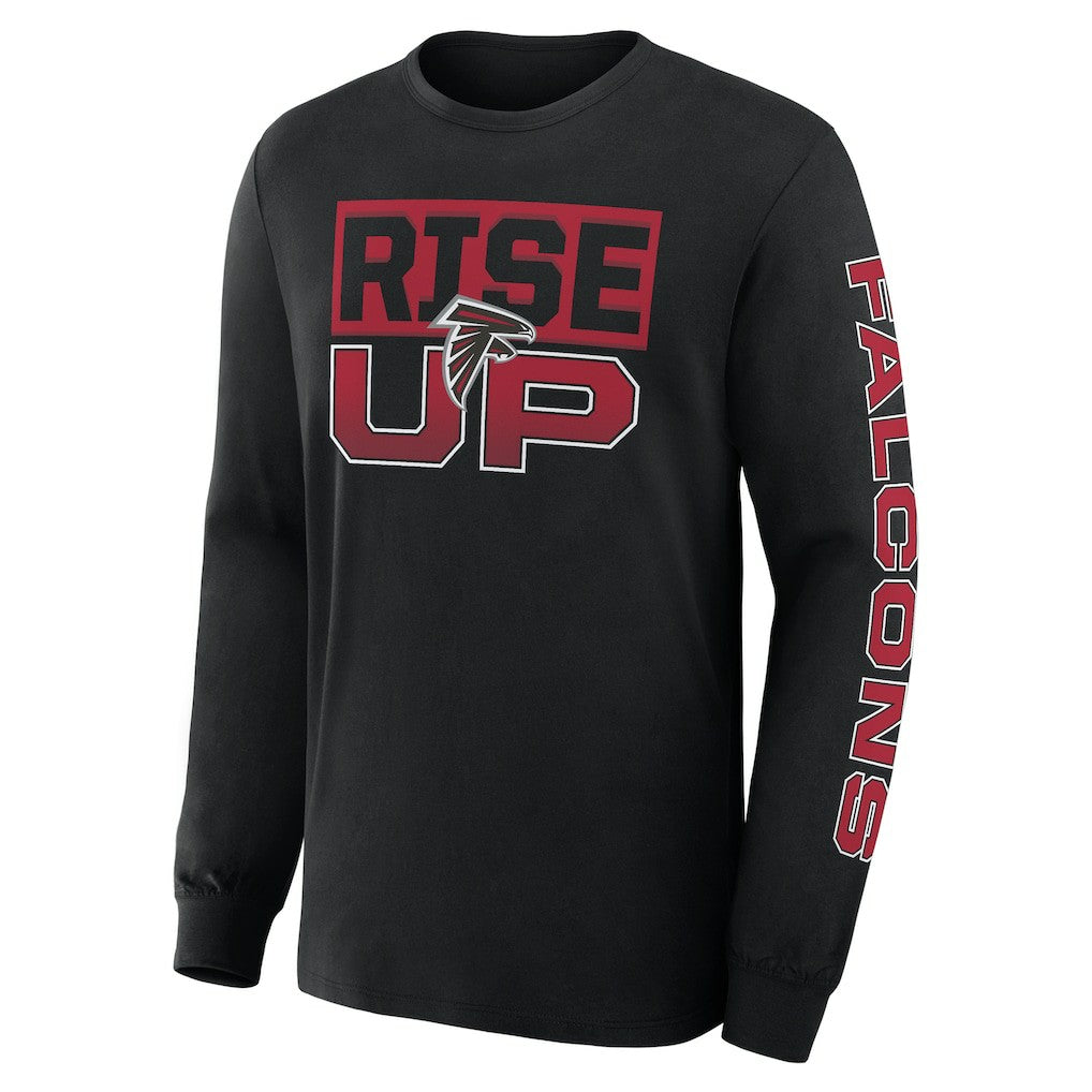 Atlanta Falcons Hometown Sweep Legacy Long Sleeve T-Shirt - Black T-shirts