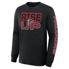 Atlanta Falcons Hometown Sweep Legacy Long Sleeve T-Shirt - Black T-shirts