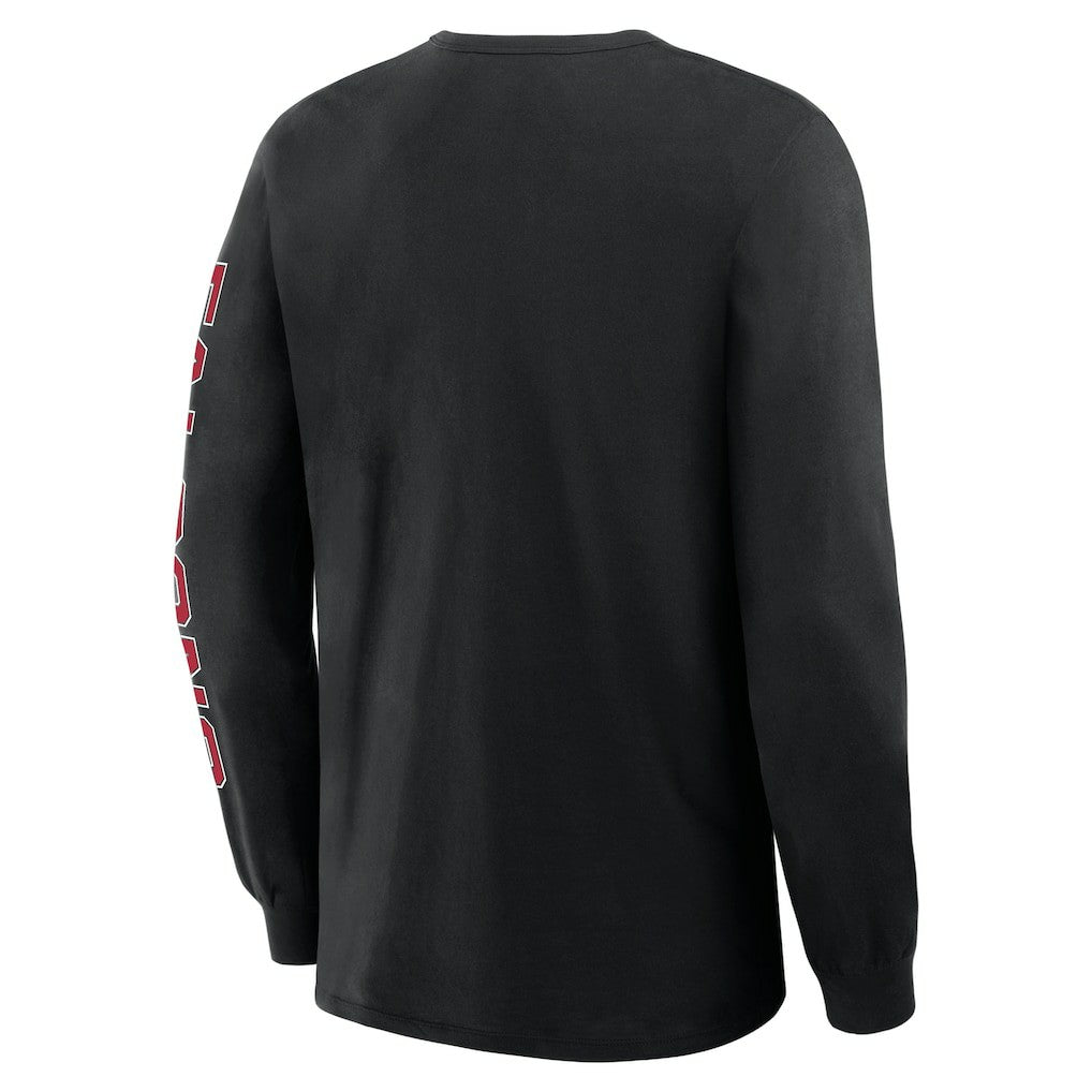 Atlanta Falcons Hometown Sweep Legacy Long Sleeve T-Shirt - Black T-shirts