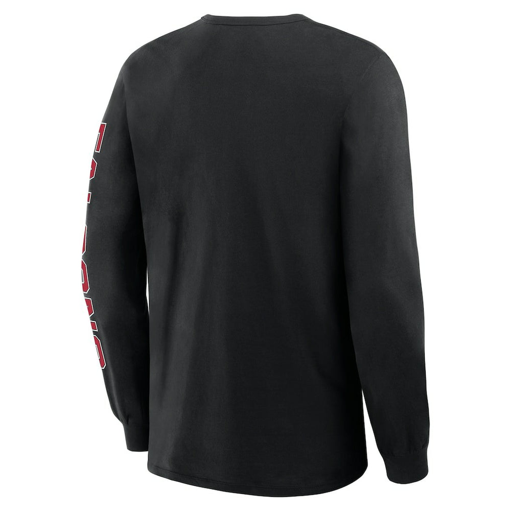 Atlanta Falcons Hometown Sweep Legacy Long Sleeve T-Shirt - Black T-shirts