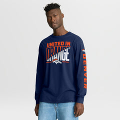 Denver Broncos Hometown Sweep Legacy Long Sleeve T-Shirt - Navy T-shirts