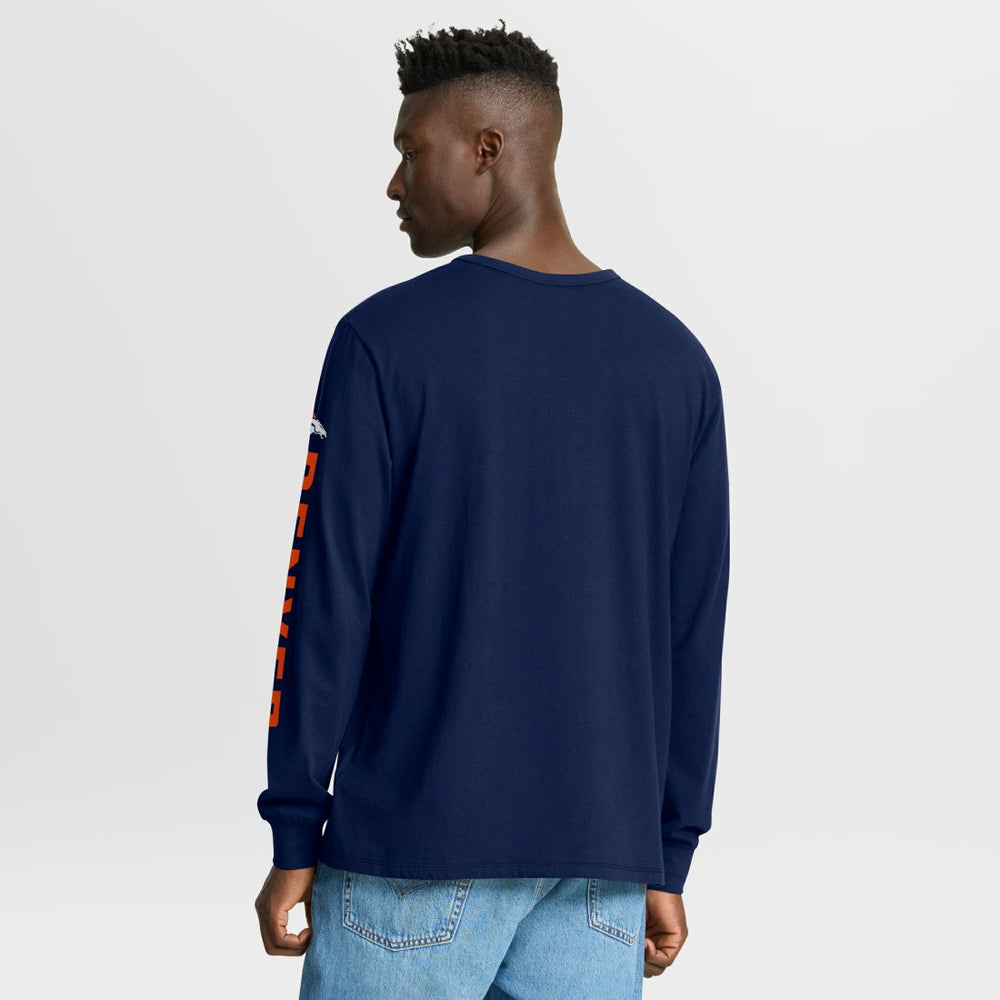 Denver Broncos Hometown Sweep Legacy Long Sleeve T-Shirt - Navy T-shirts