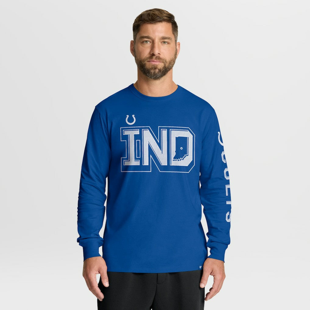 Indianapolis Colts Hometown Sweep Legacy Long Sleeve T-Shirt - Royal T-shirts
