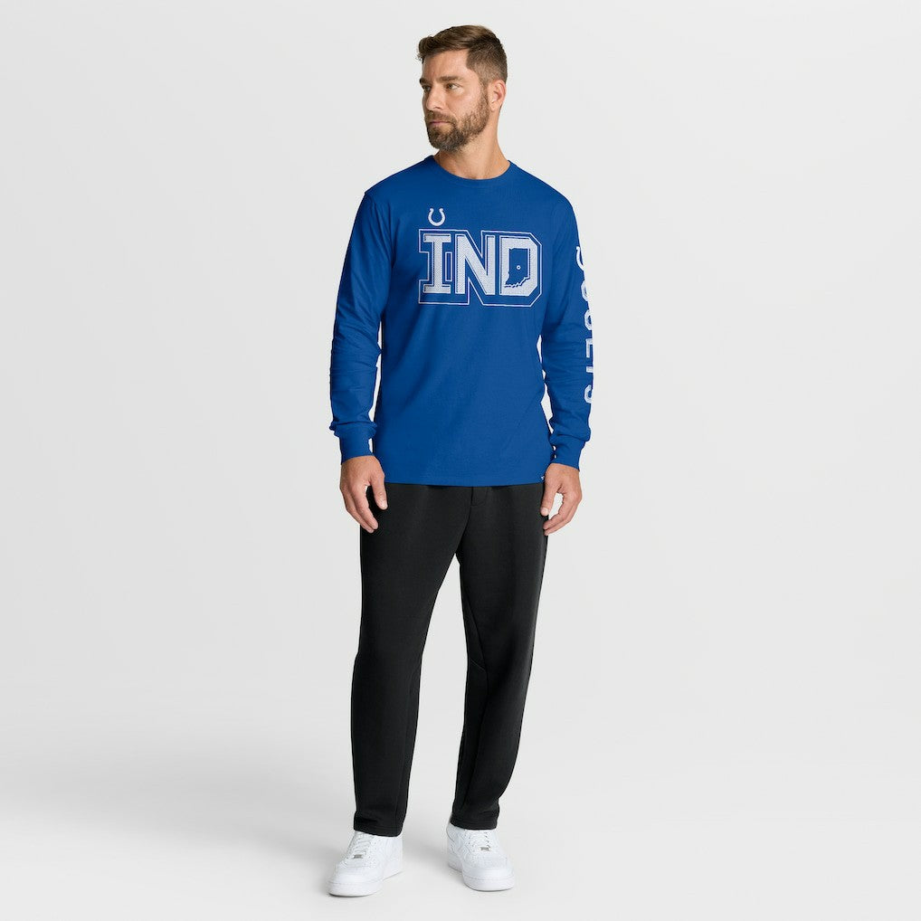 Indianapolis Colts Hometown Sweep Legacy Long Sleeve T-Shirt - Royal T-shirts