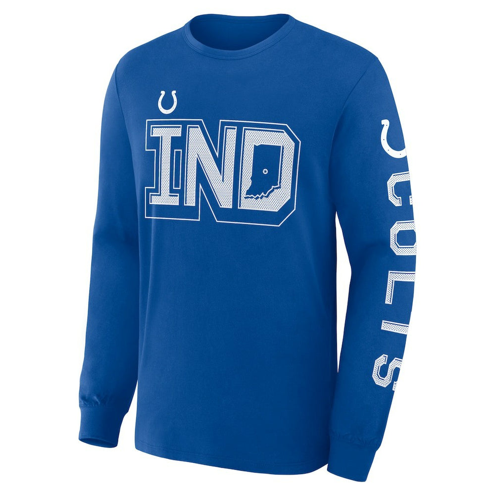 Indianapolis Colts Hometown Sweep Legacy Long Sleeve T-Shirt - Royal T-shirts